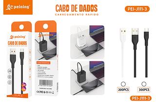 PEINING - CABO DE DADOS E CARREGAMENTO TURBO TC 1M - PEI-J111-3