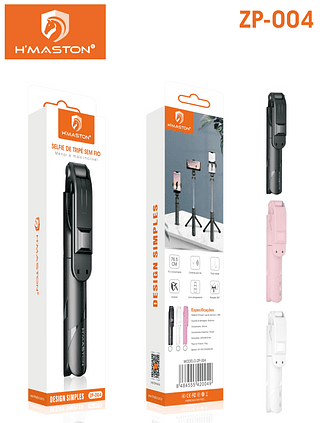 HMASTON - SEM FLASH - PAU DE SELFIE TRIPE BLUETOOTH - ZP-004 | ZP-16