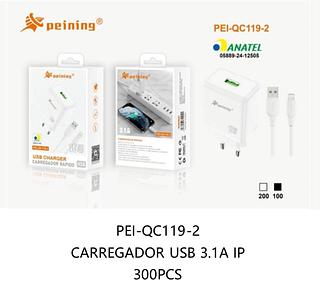 PEINING - CARREGADOR COMPLETO 15W RAPIDO iOS