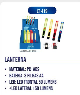 LUATEK - LANTERNA DE IMA COLORIDA - EC6017 | LT-419
